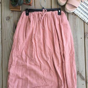 Boutique Light Pink Mid Length Skirt
